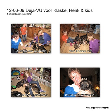 FEE-en knuffels met Marianne, Klaske, Henk en kinderen